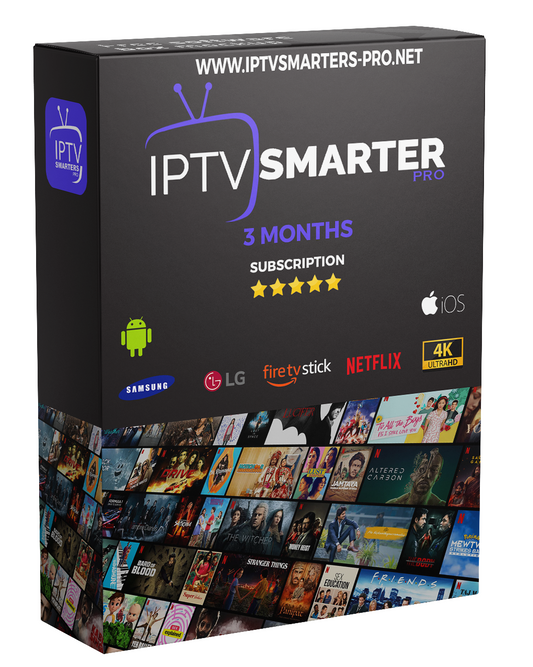 Subscription 3 Months IPTV SMARTERS PRO / ABONNEMENT SMARTERS PLAYER LITE 3 MOIS