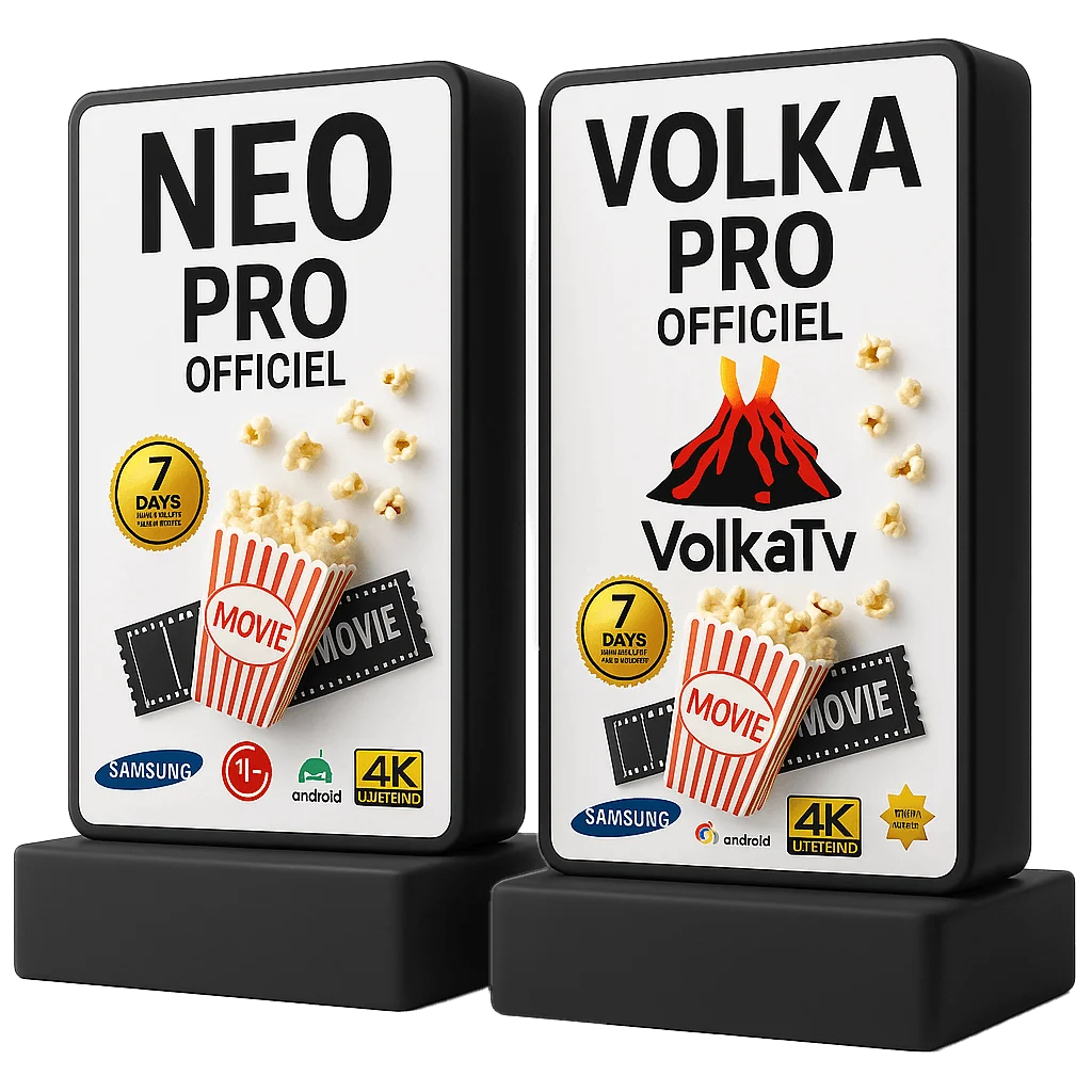 Abonnement IPTV officiel NEO PRO et VOLKA TV 12 mois compatible Android et Smart TV