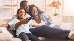 Smart TV with clear picture