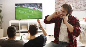 Frustrated user with buffering