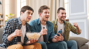 Friends watching sports without buffering thanks to VPN